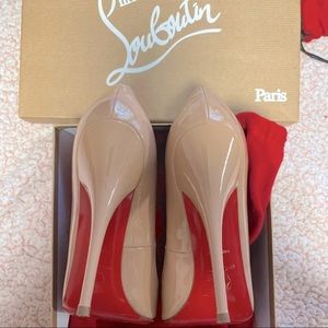 Christian Louboutin Batignolles Nude 100 Patent